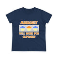 Audiologist ... Will Work For Cupcakes - Women's Midweight Cotton Tee