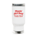 Pimpin' Ain't Easy .. Doctor - Stainless Steel Travel Mug with Handle, 14oz