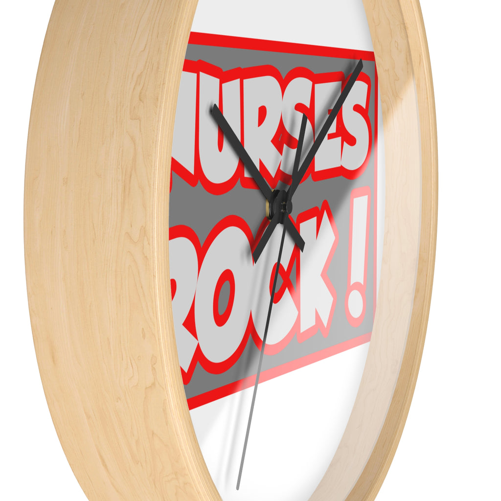 Nurses Rock! - Wall Clock