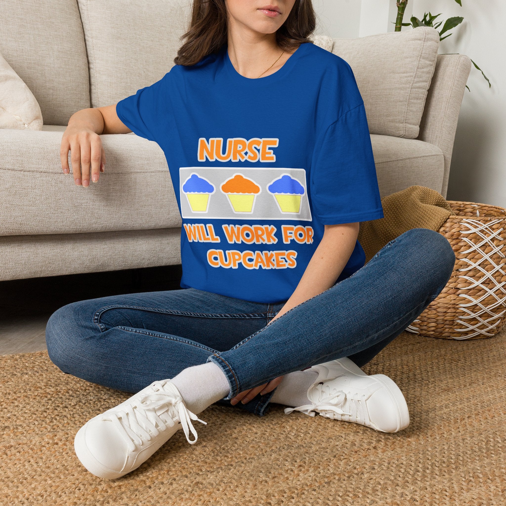 Nurse ... Will Work For Cupcakes - Unisex Softstyle T-Shirt