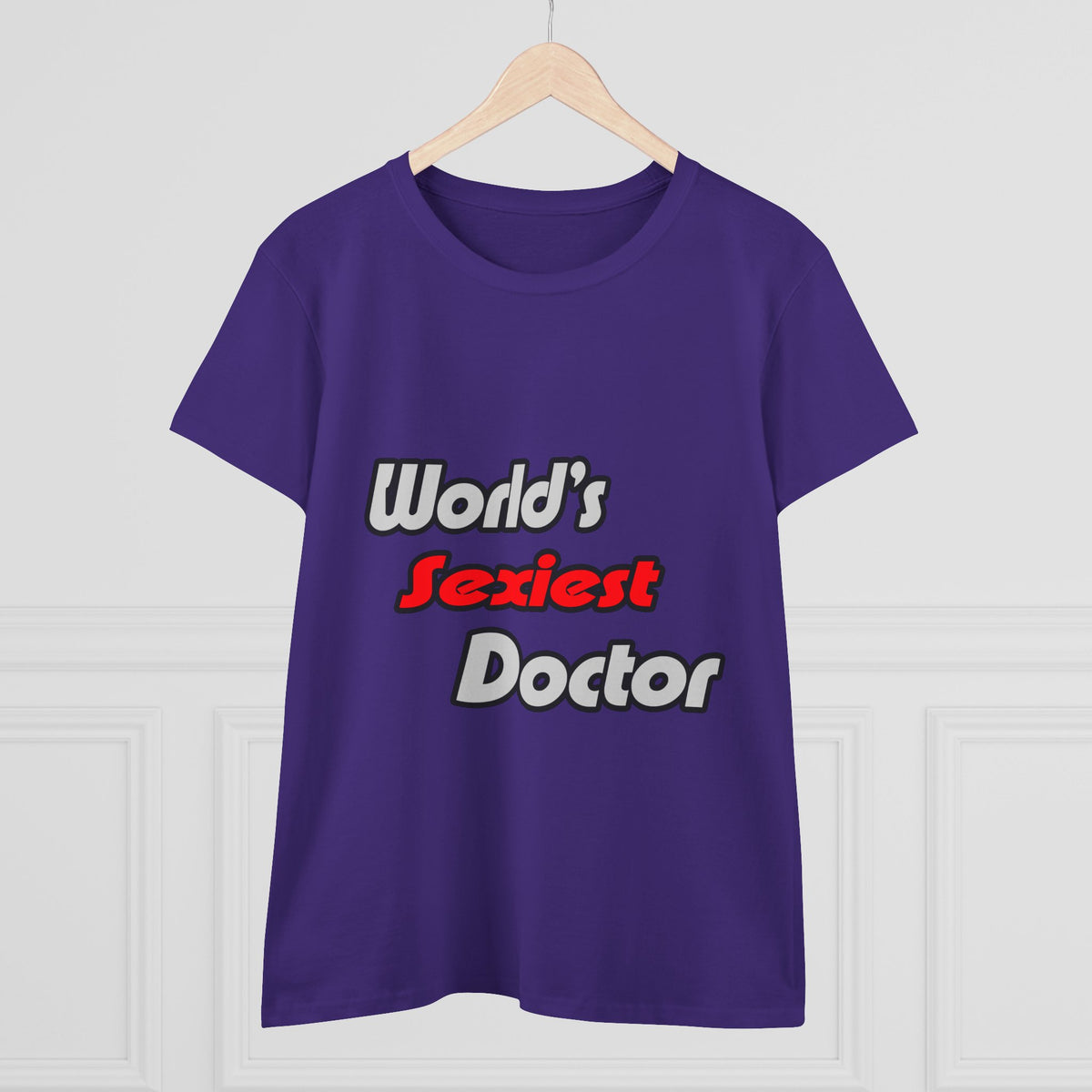 World's Sexiest Doctor - Women's Midweight Cotton Tee