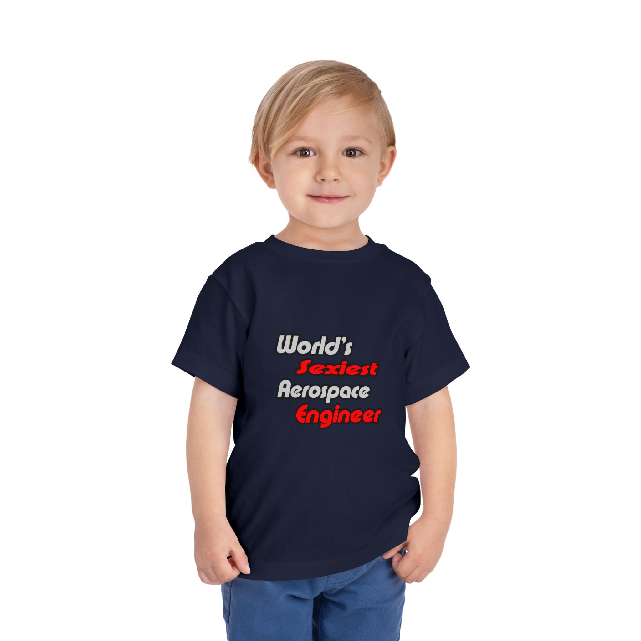 World's Sexiest Aerospace Engineer - Toddler Short Sleeve Tee