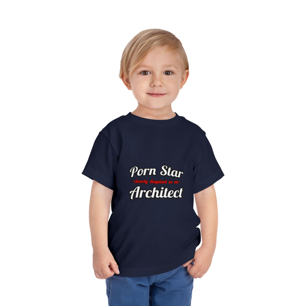 Porn Star ... Architect - Toddler Short Sleeve Tee