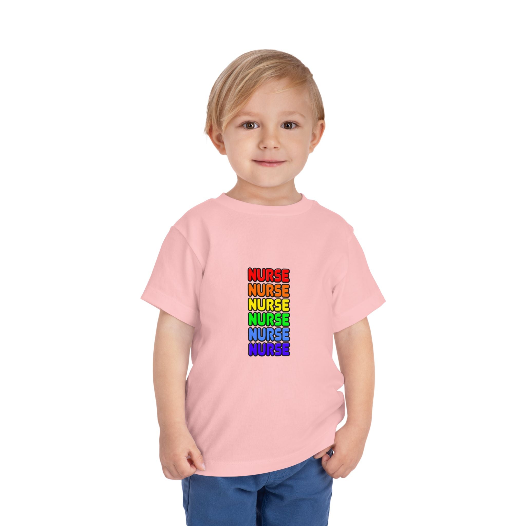 Rainbow Nurse - Toddler Short Sleeve Tee