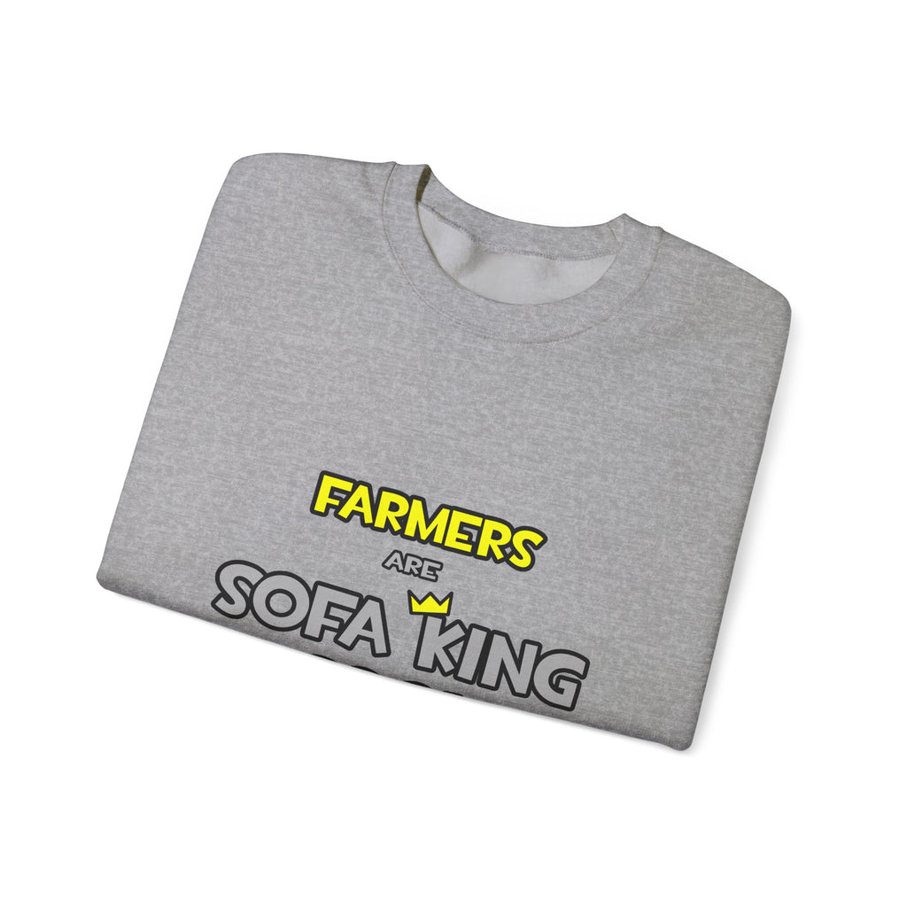 Farmers Are Sofa King Cool - Unisex Heavy Blend™ Crewneck Sweatshirt