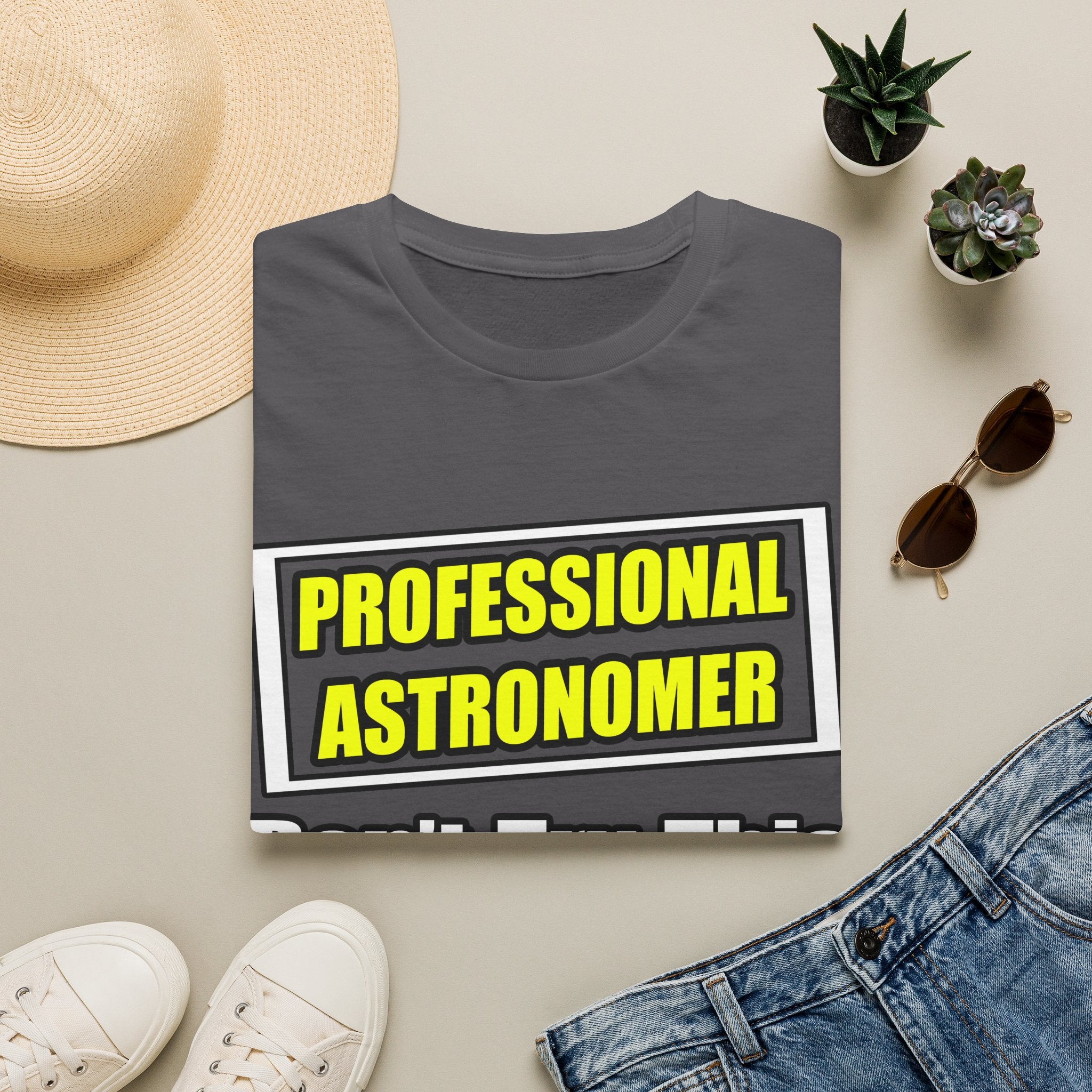 Professional Astronomer...Joke - Unisex Softstyle T-Shirt