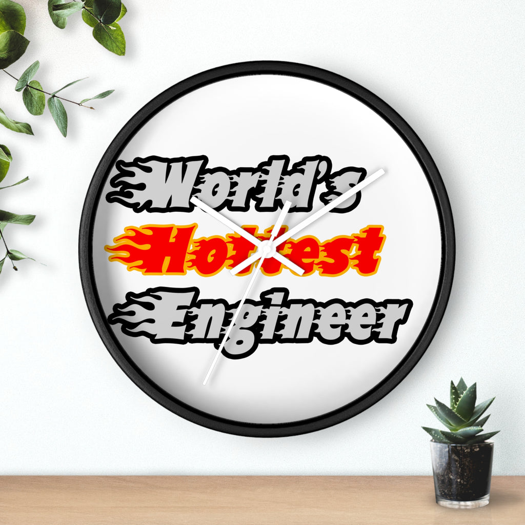 World's Hottest Engineer - Wall Clock