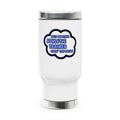 Athletic Trainer .. Livin' The Dream - Stainless Steel Travel Mug with Handle, 14oz