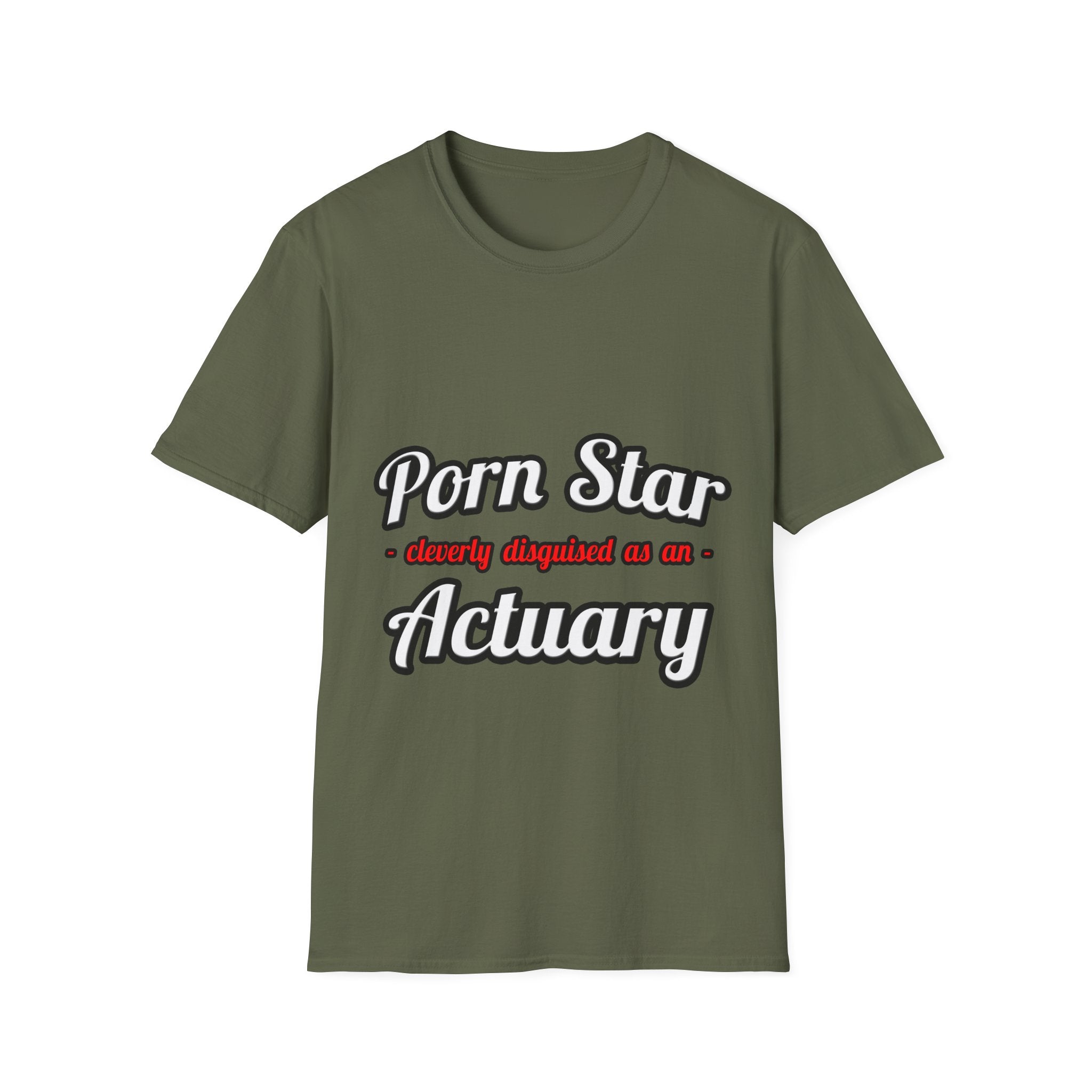 Porn Star ... Actuary - Unisex Softstyle T-Shirt