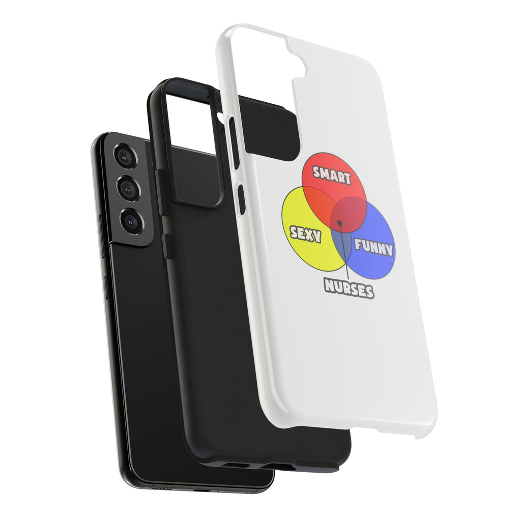 Venn Diagram .. Nurses - Tough Phone Cases
