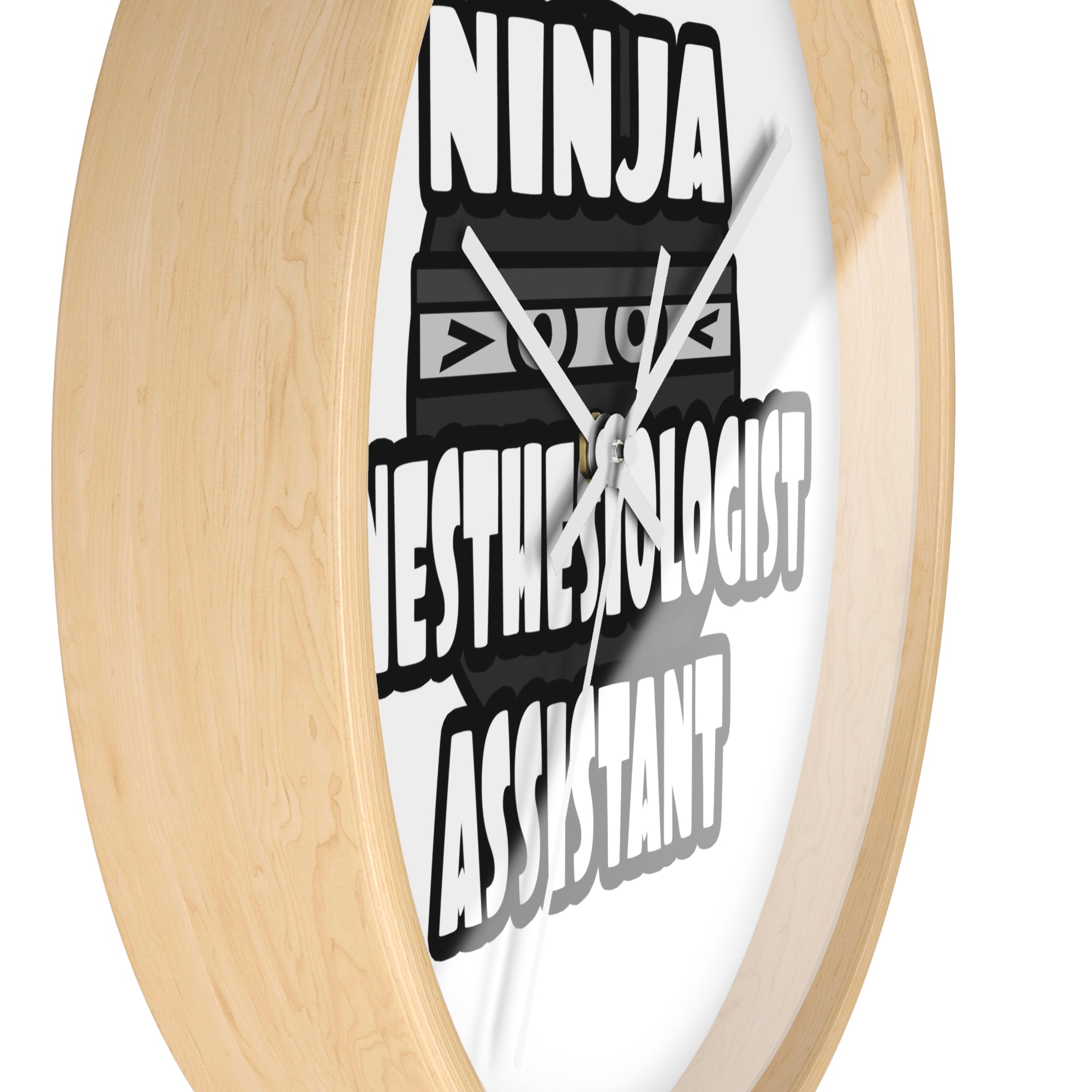 Ninja Anesthesiologist Assistant - Wall Clock