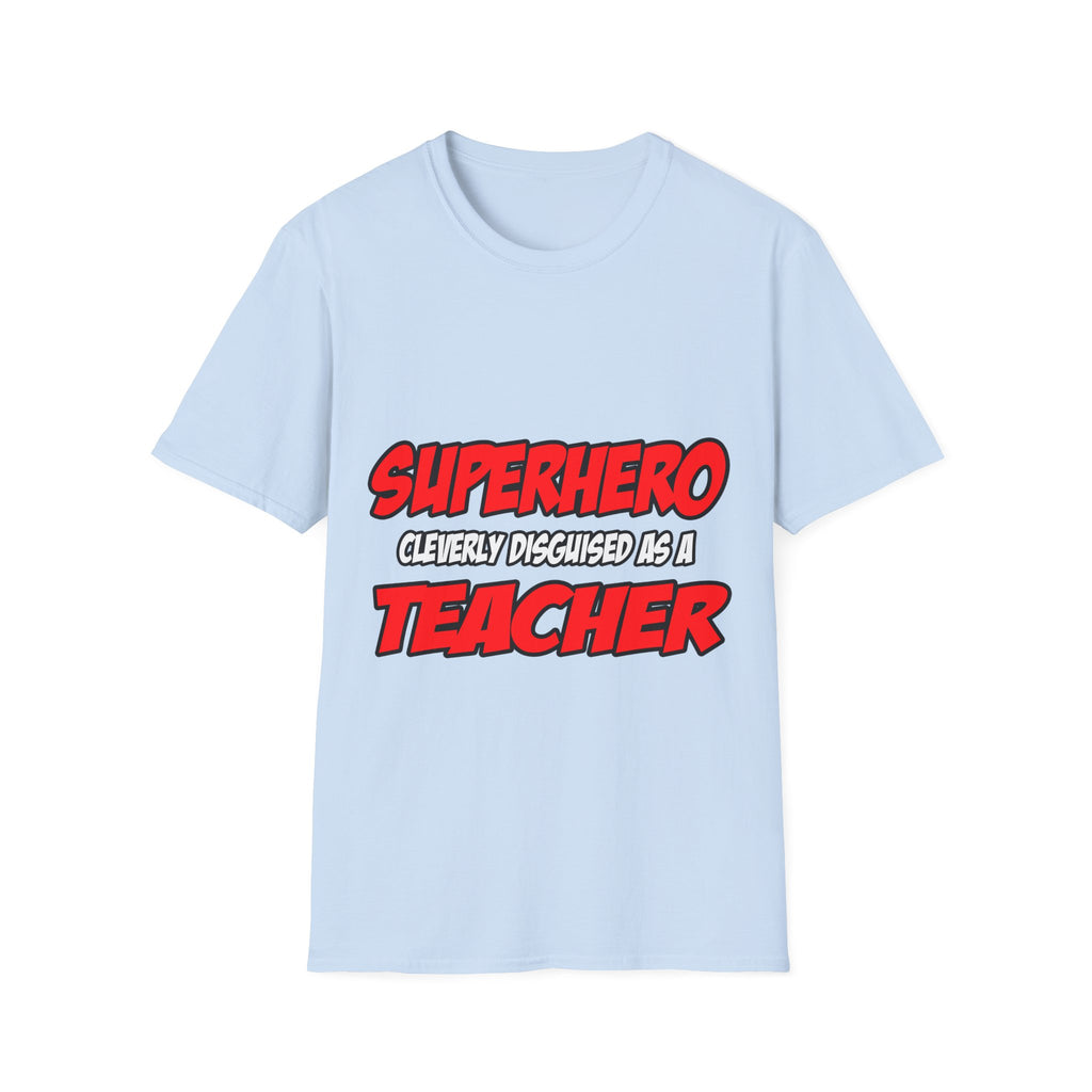 Superhero...Teacher - Unisex Softstyle T-Shirt