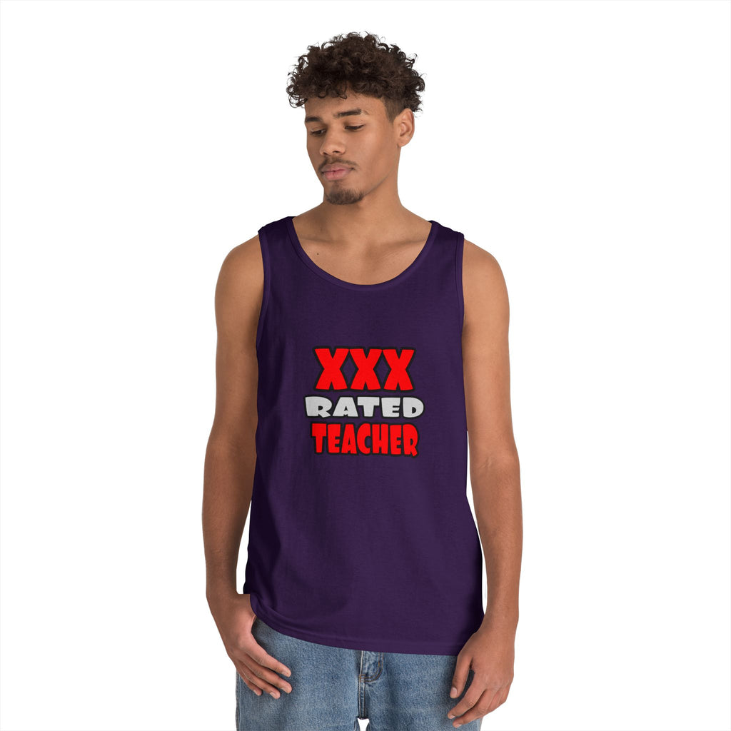 XXX Rated Teacher - Unisex Heavy Cotton Tank Top