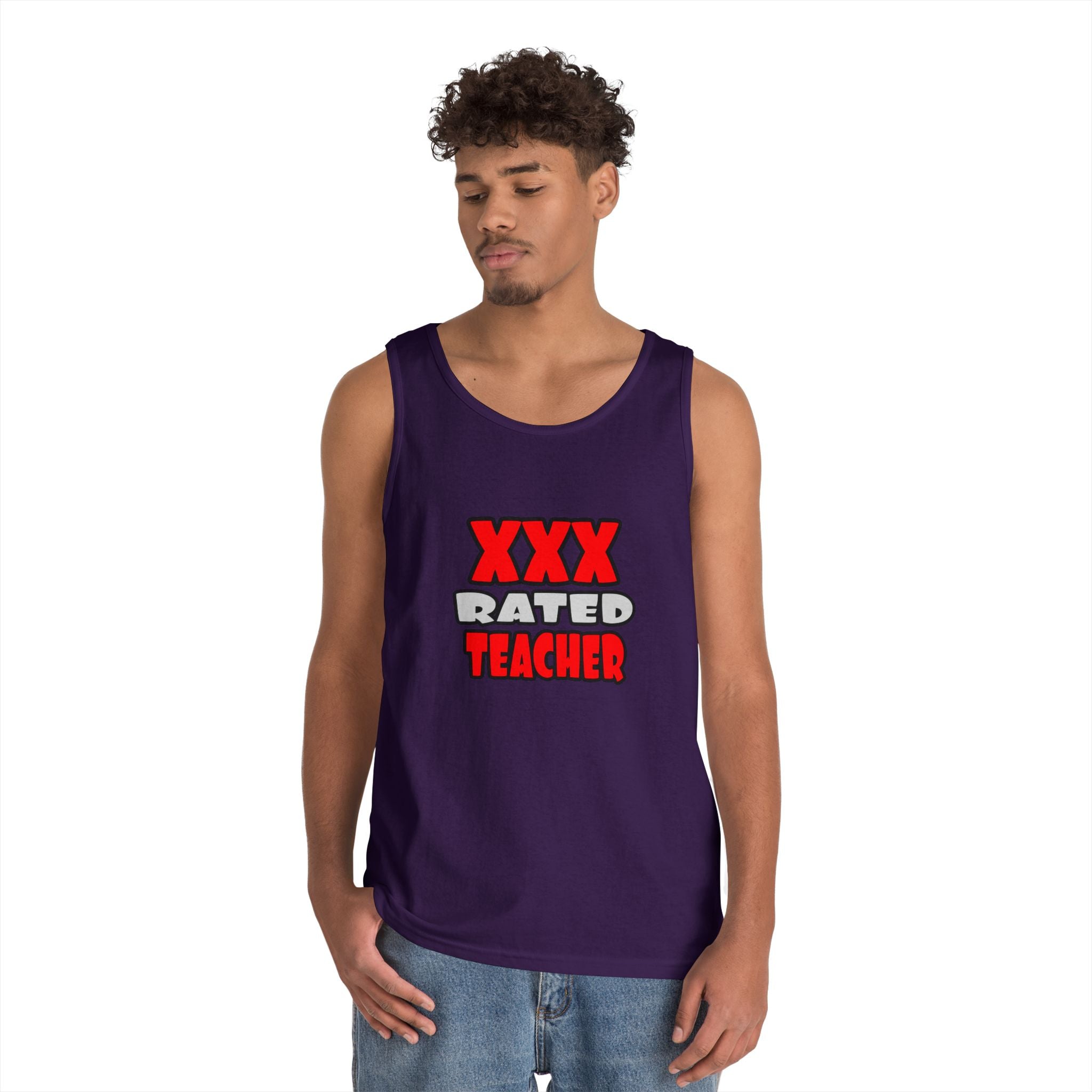 XXX Rated Teacher - Unisex Heavy Cotton Tank Top