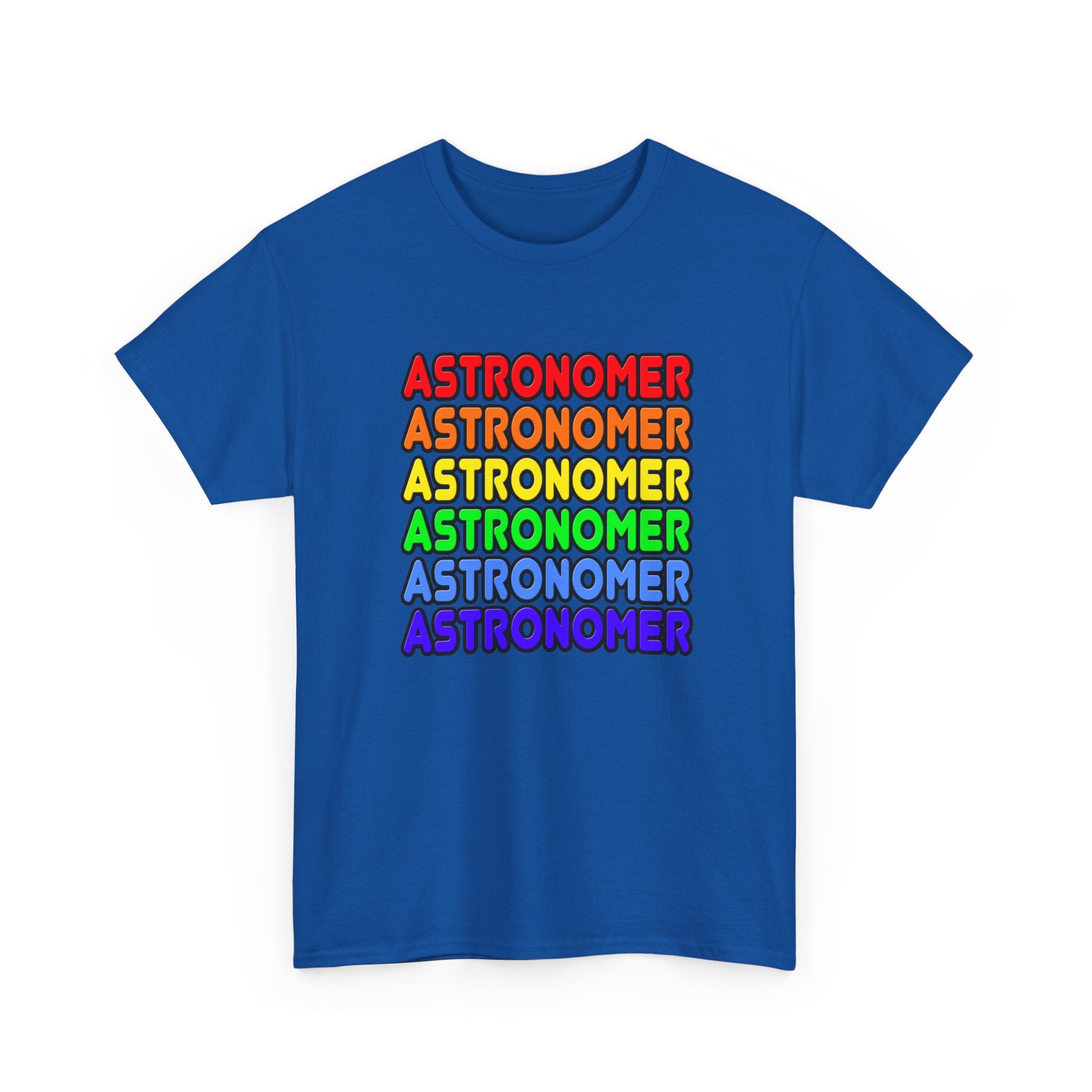 Rainbow Astronomer - Unisex Heavy Cotton Tee