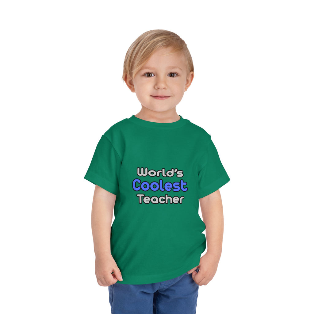 World's Coolest Teacher - Toddler Short Sleeve Tee