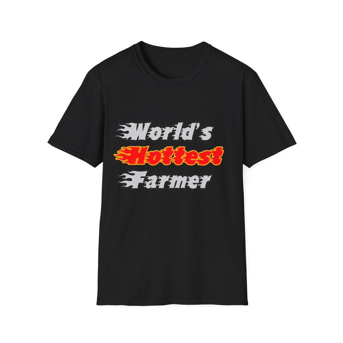 World's Hottest Farmer - Unisex Softstyle T-Shirt