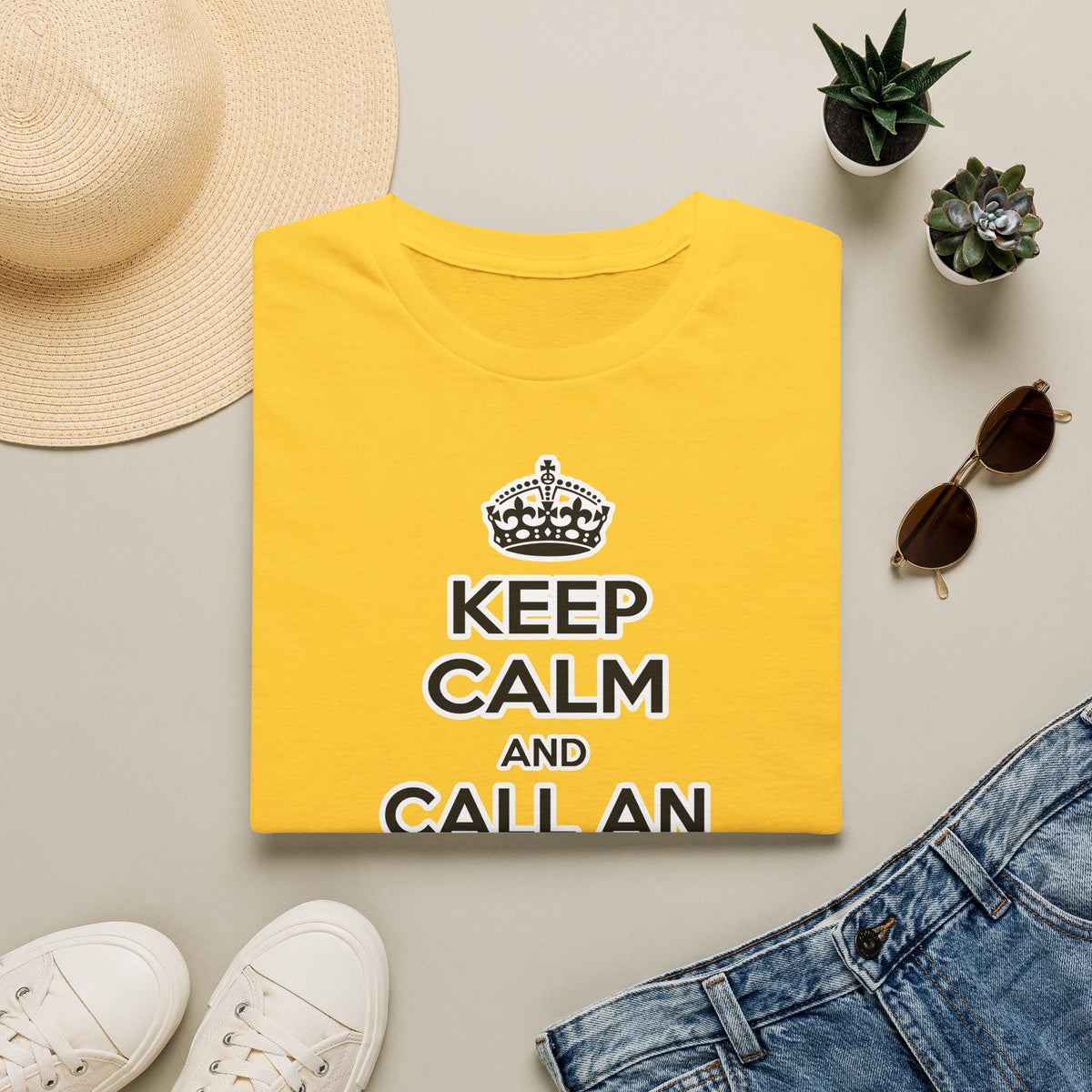 Keep Calm and Call an Athletic Trainer - Unisex Softstyle T-Shirt