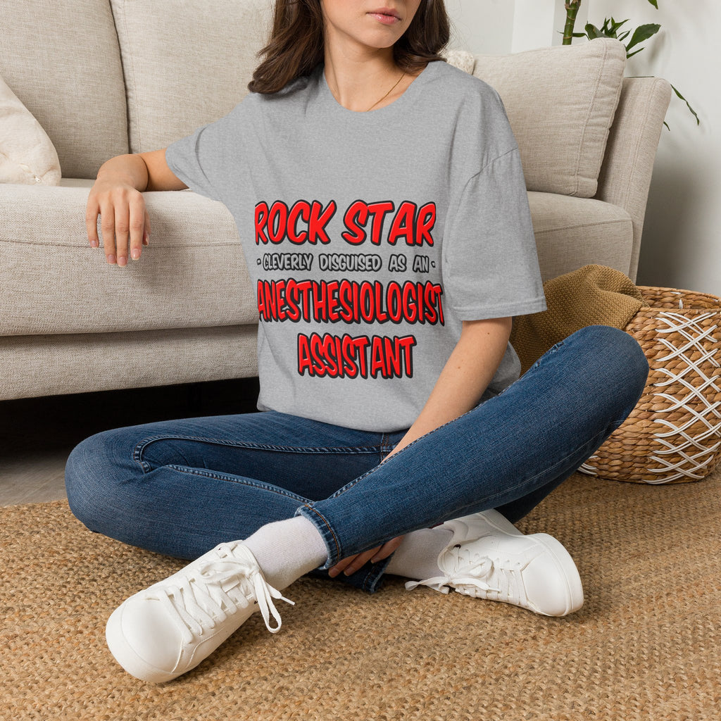 Rock Star .. Anesthesiologist Assistant - Unisex Softstyle T-Shirt