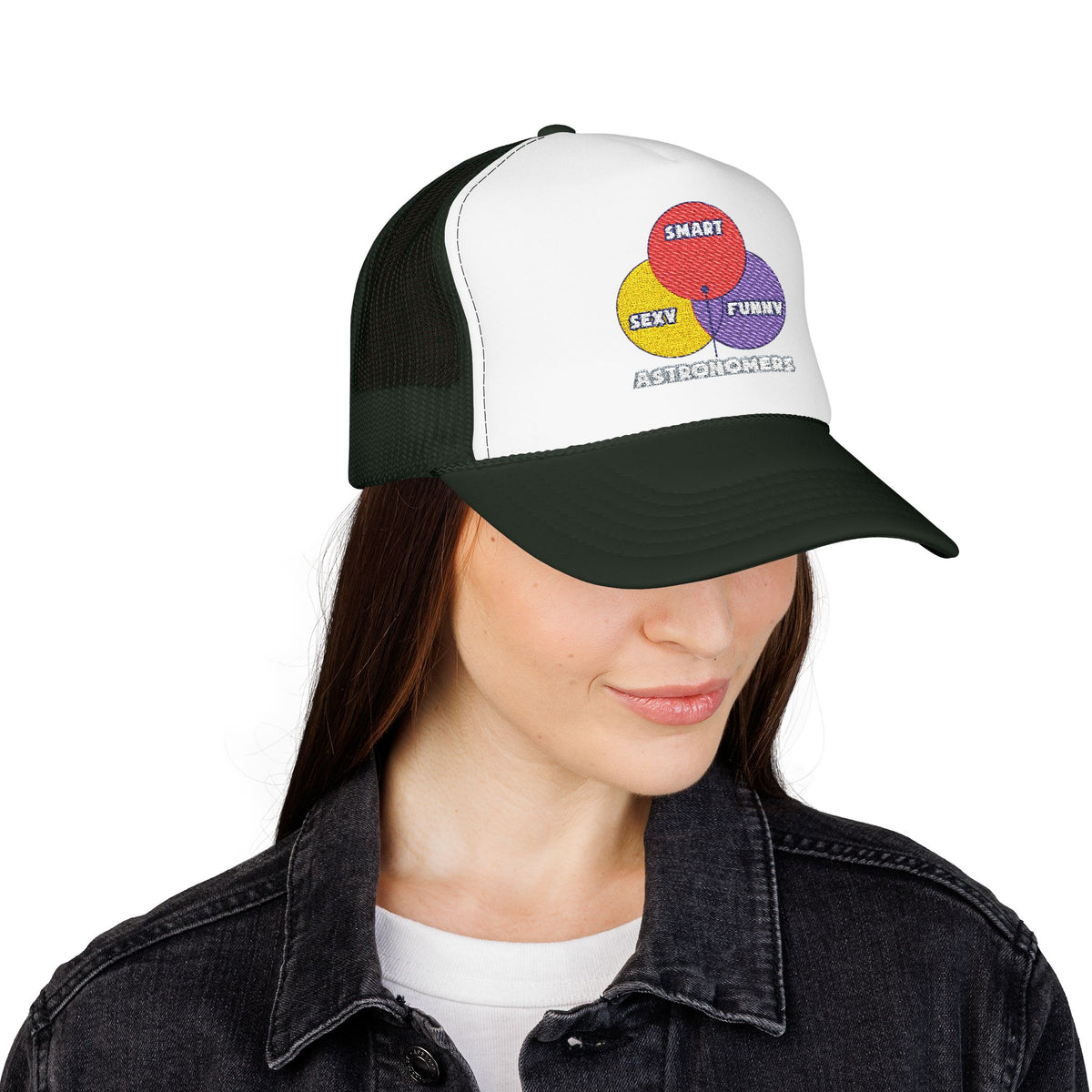 Venn Diagram .. Astronomers - Foam Trucker Hat