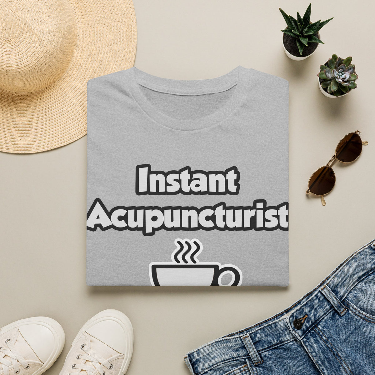 Instant Acupuncturist .. Just Add Coffee - Unisex Softstyle T-Shirt