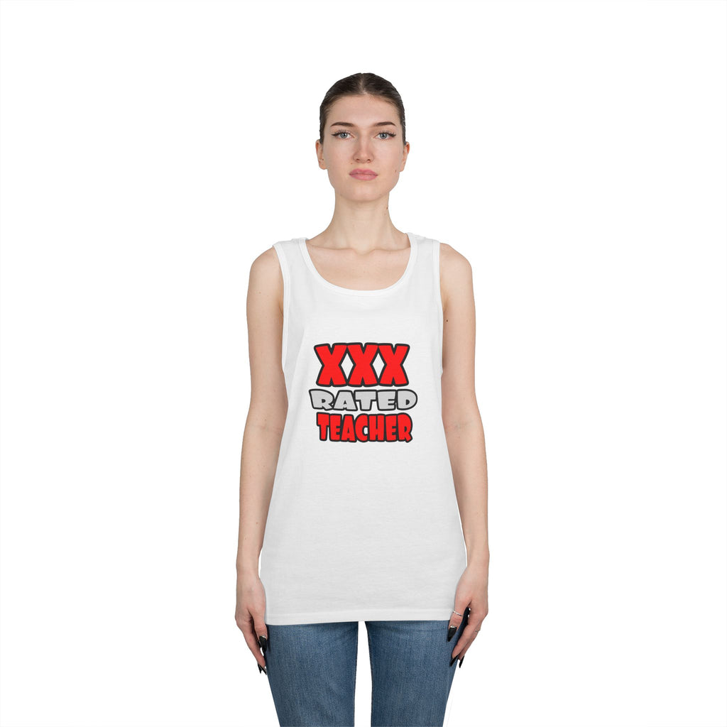 XXX Rated Teacher - Unisex Heavy Cotton Tank Top
