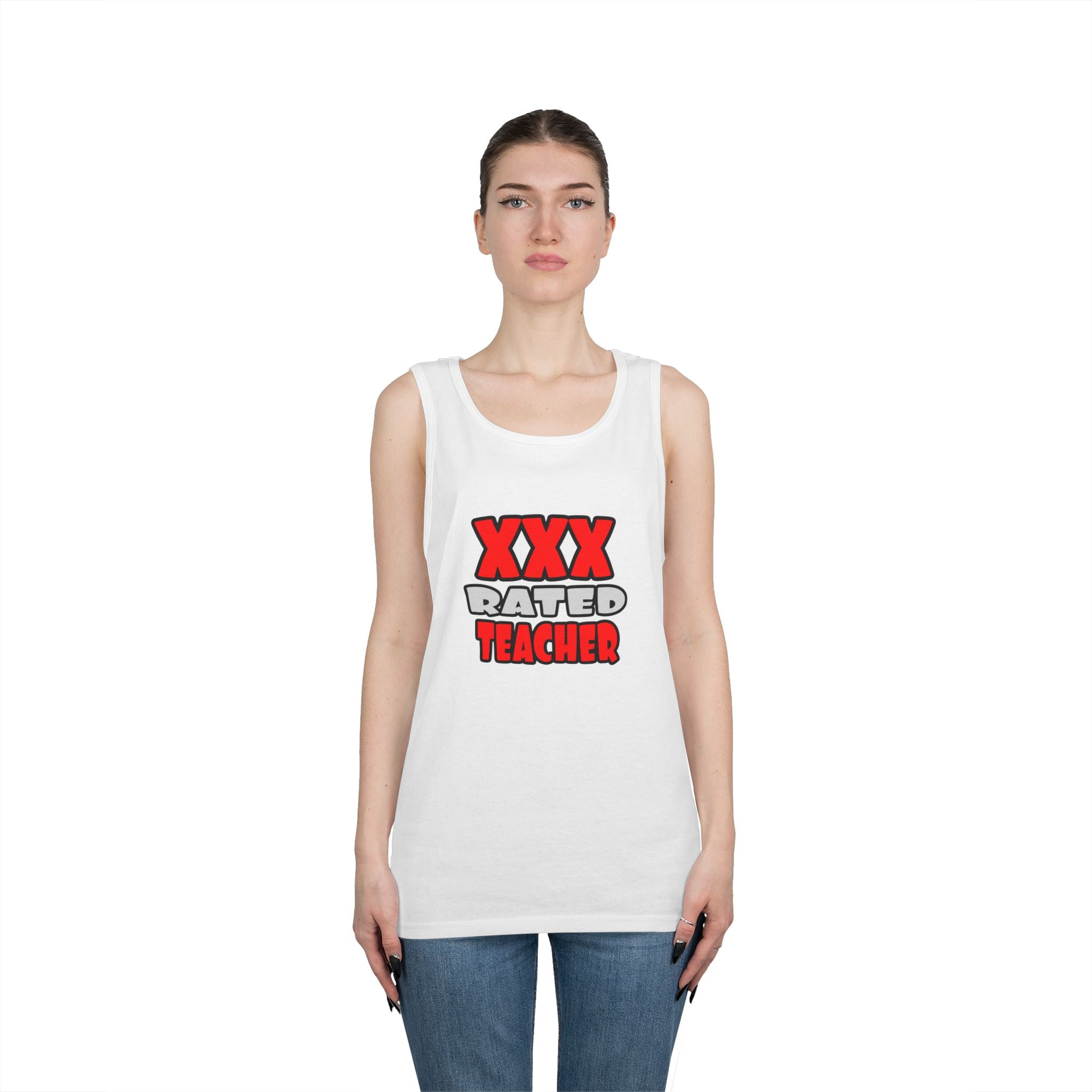 XXX Rated Teacher - Unisex Heavy Cotton Tank Top