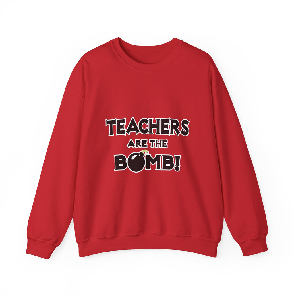 Teachers Are The Bomb! - Unisex Heavy Blend™ Crewneck Sweatshirt