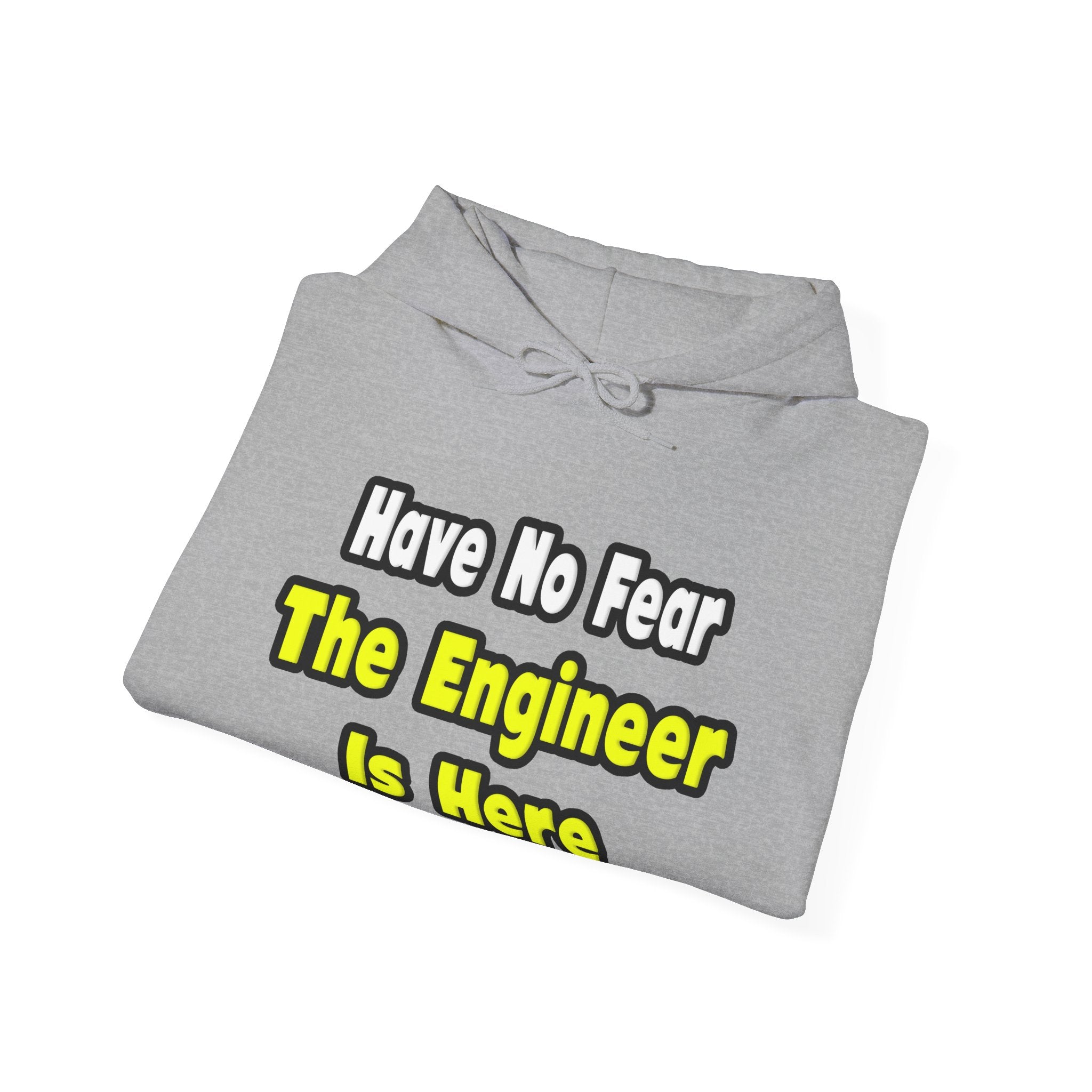 No Fear, The Engineer Is Here - Unisex Heavy Blend™ Hooded Sweatshirt
