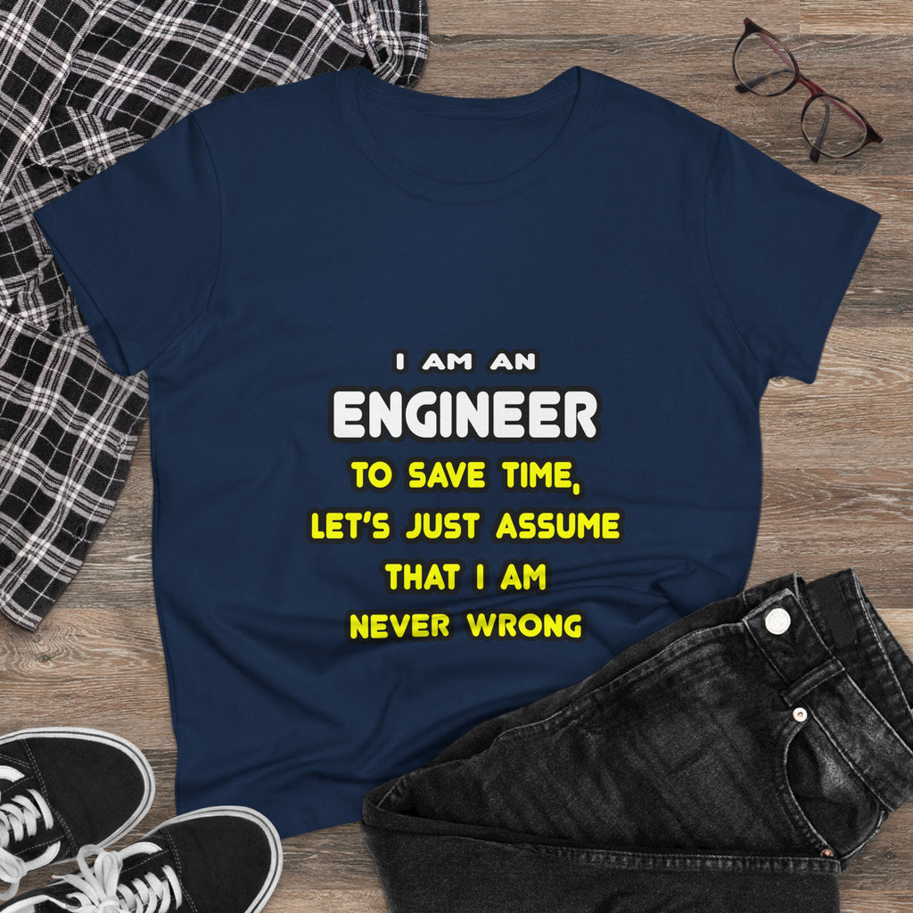 Funny Engineer T Shirts and Gifts - Women's Midweight Cotton Tee