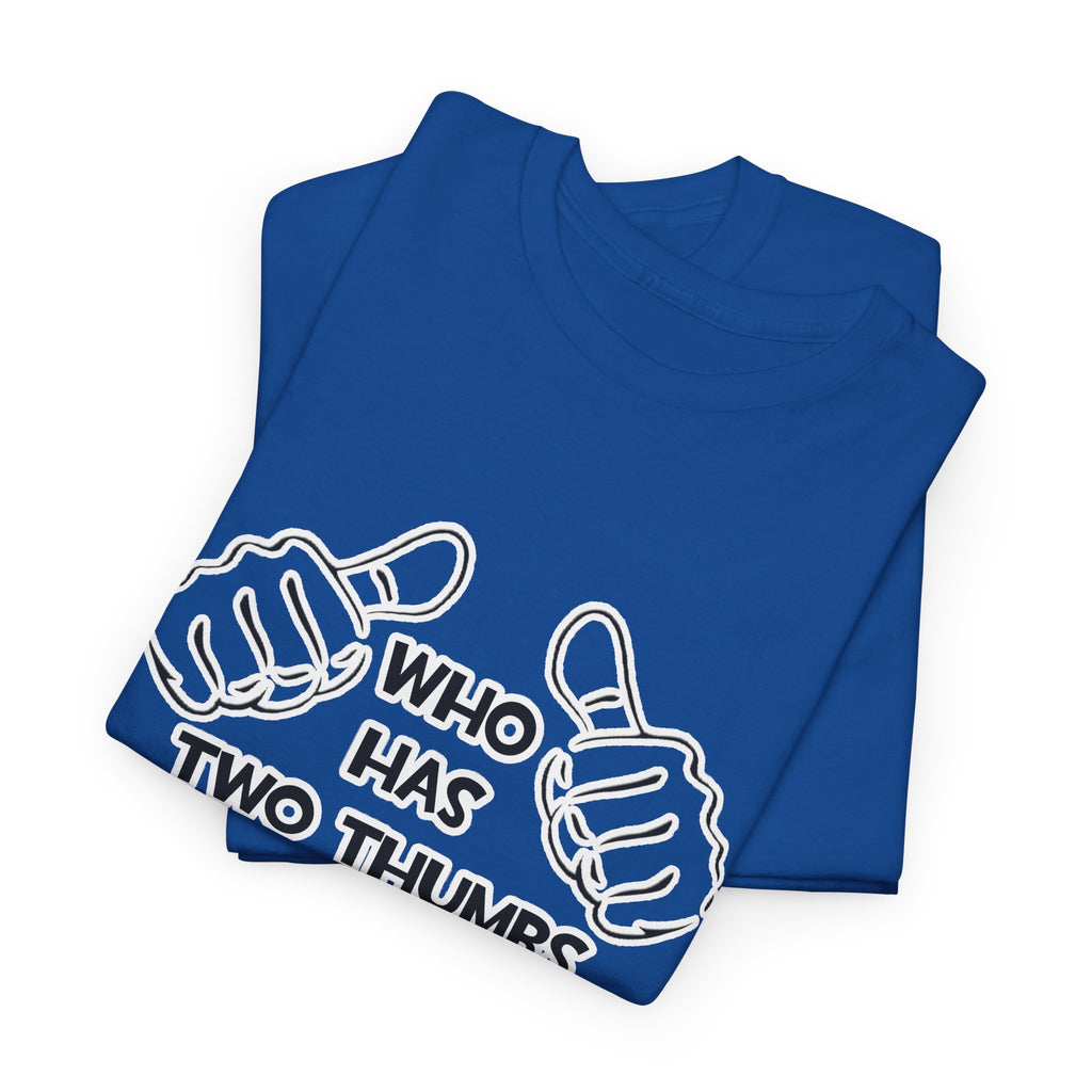Two Thumbs and Loves Being an Epidemiologist - Unisex Heavy Cotton Tee