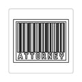 Barcode Attorney - Square Stickers