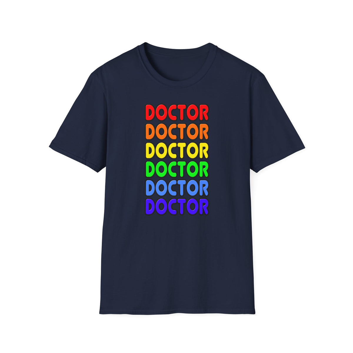 Rainbow Doctor - Unisex Softstyle T-Shirt