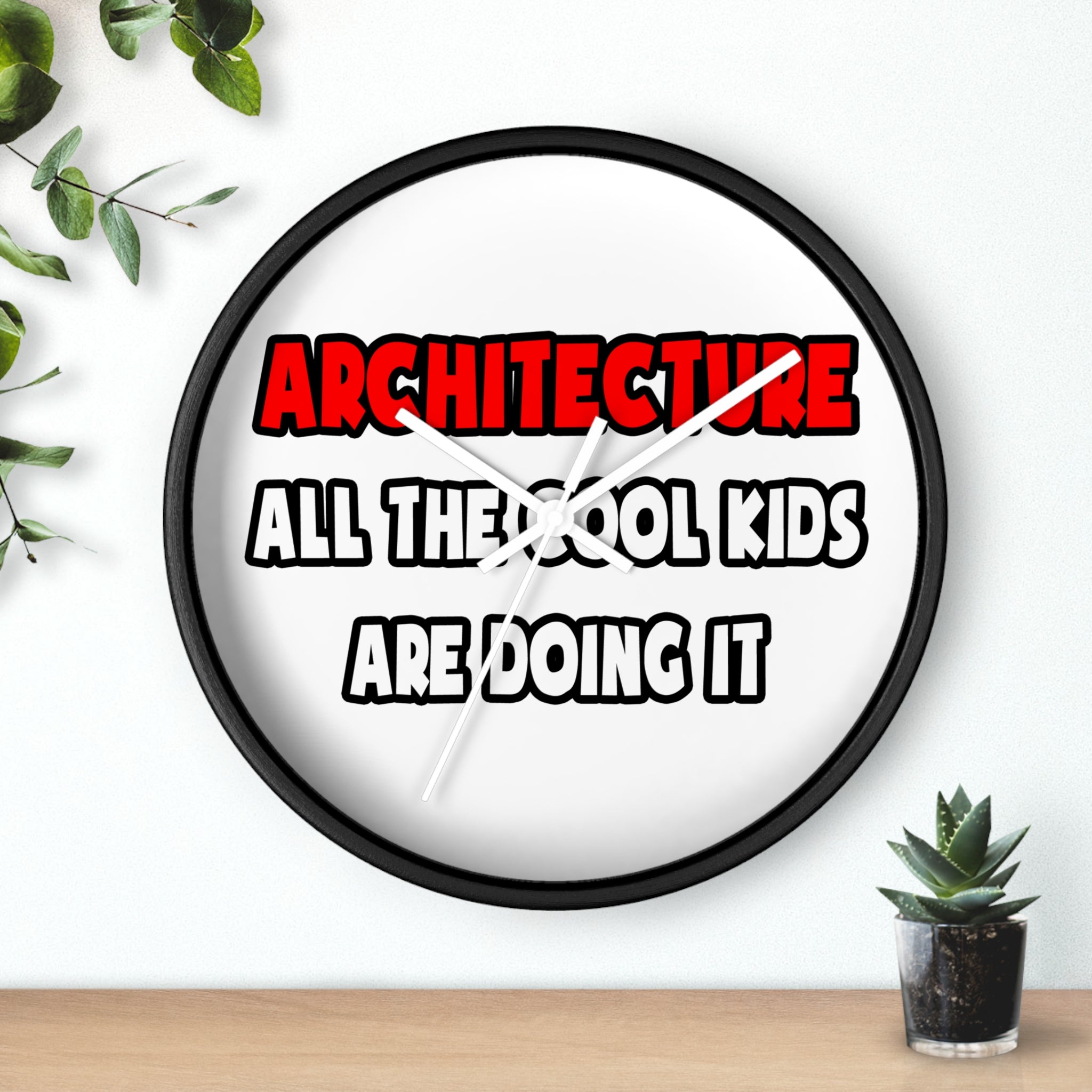 Funny Architect Shirts and Gifts - Wall Clock