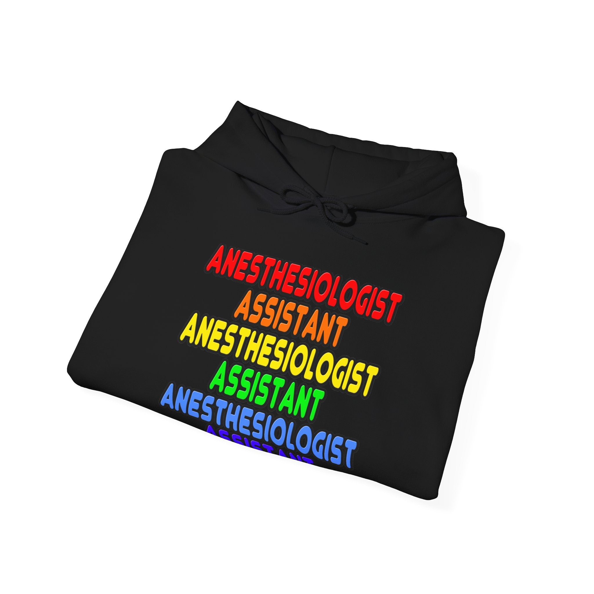 Rainbow Anesthesiologist Assistant - Unisex Heavy Blend™ Hooded Sweatshirt