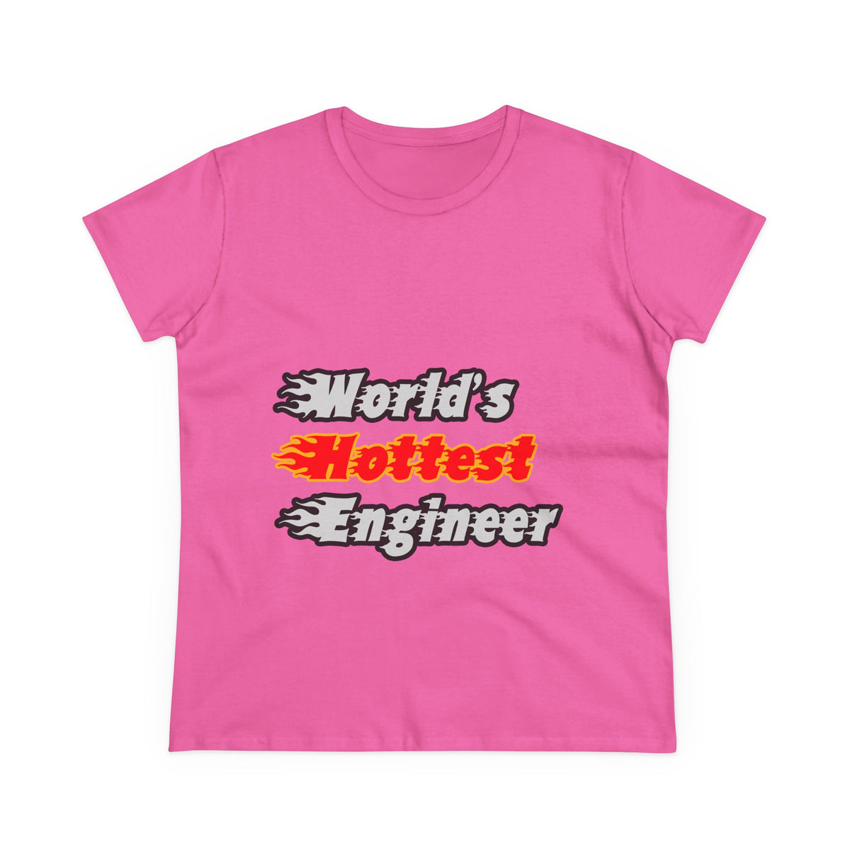 World's Hottest Engineer - Women's Midweight Cotton Tee