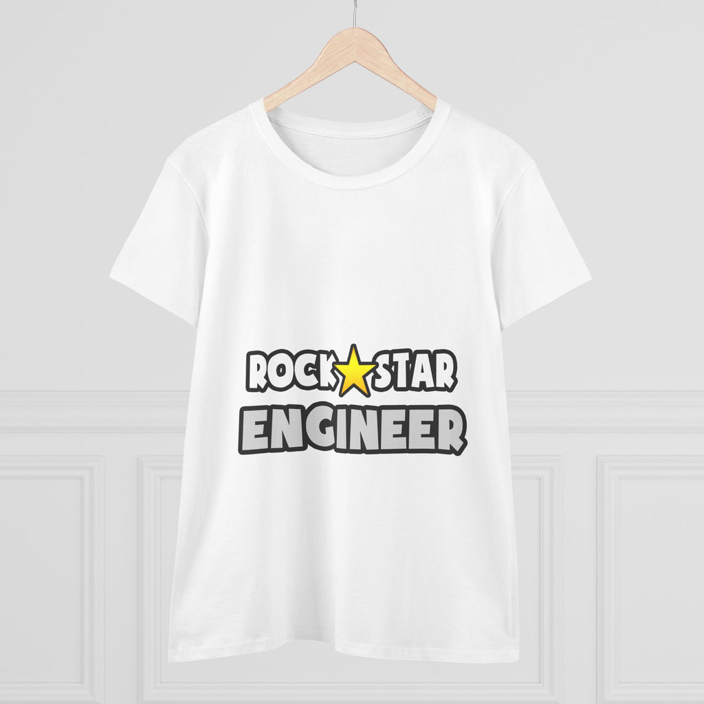 Rock Star Engineer (2) - Women's Midweight Cotton Tee