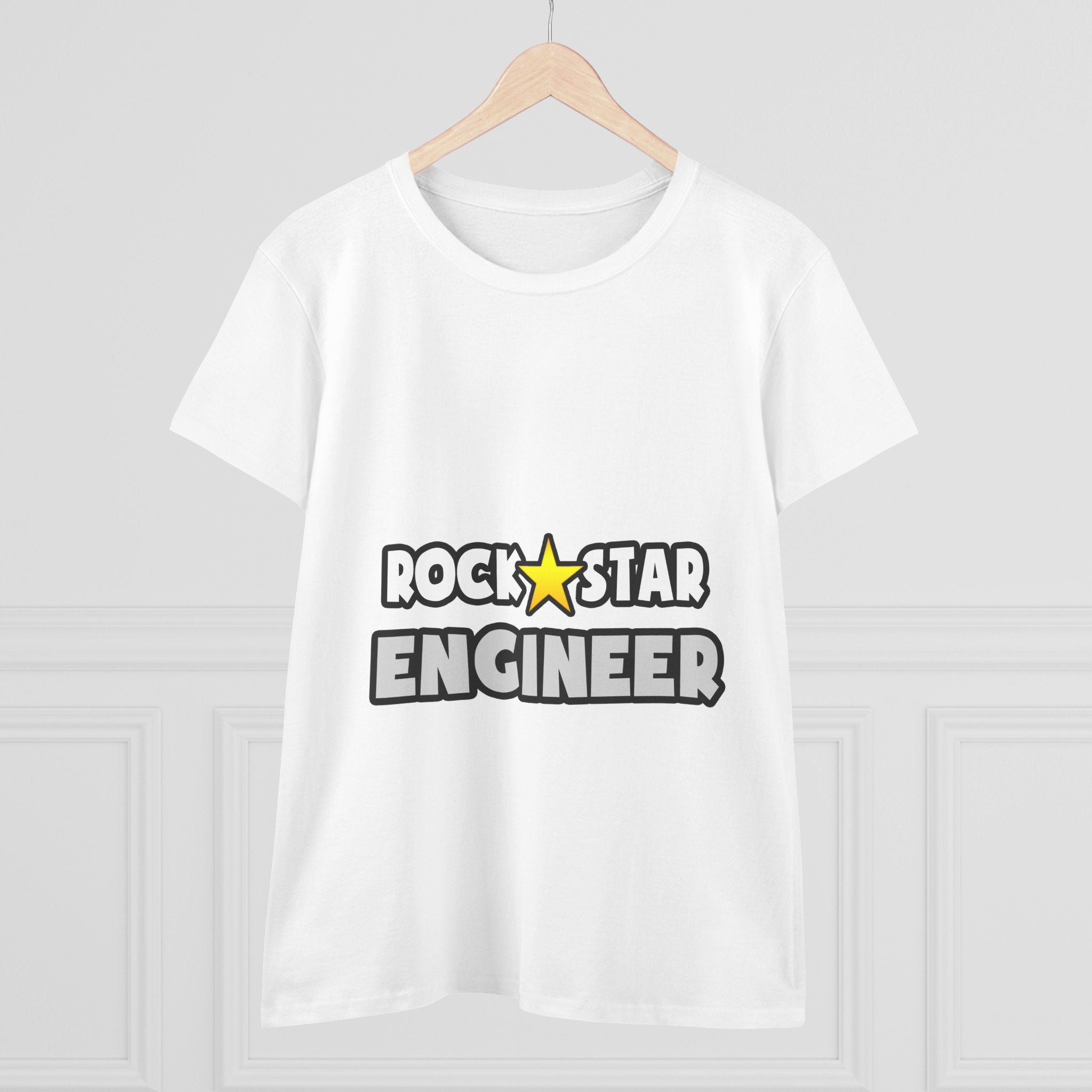 Rock Star Engineer (2) - Women's Midweight Cotton Tee
