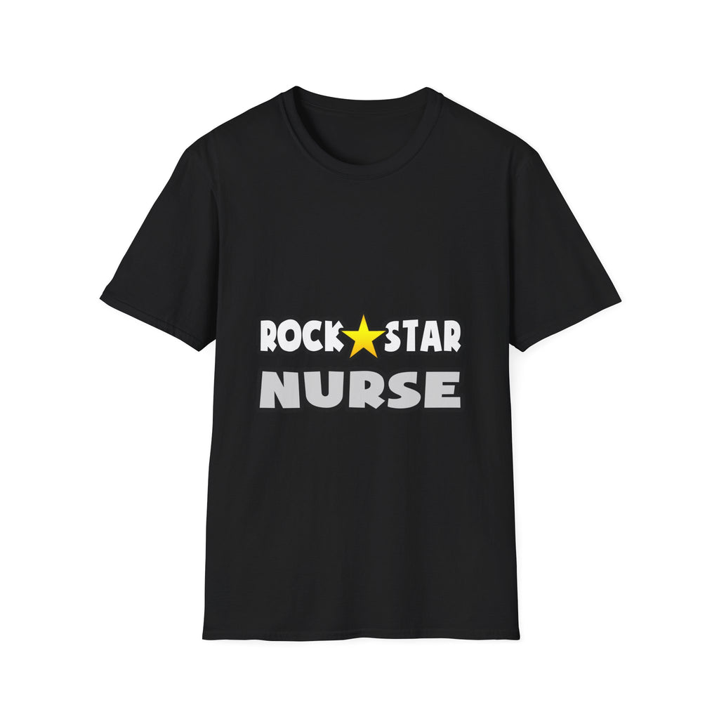 Rock Star Nurse (2) - Unisex Softstyle T-Shirt