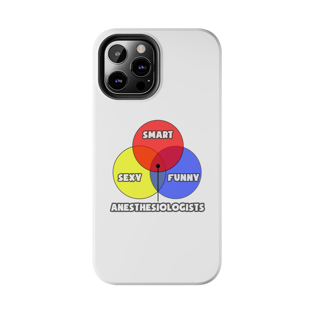 Venn Diagram .. Anesthesiologists - Tough Phone Cases