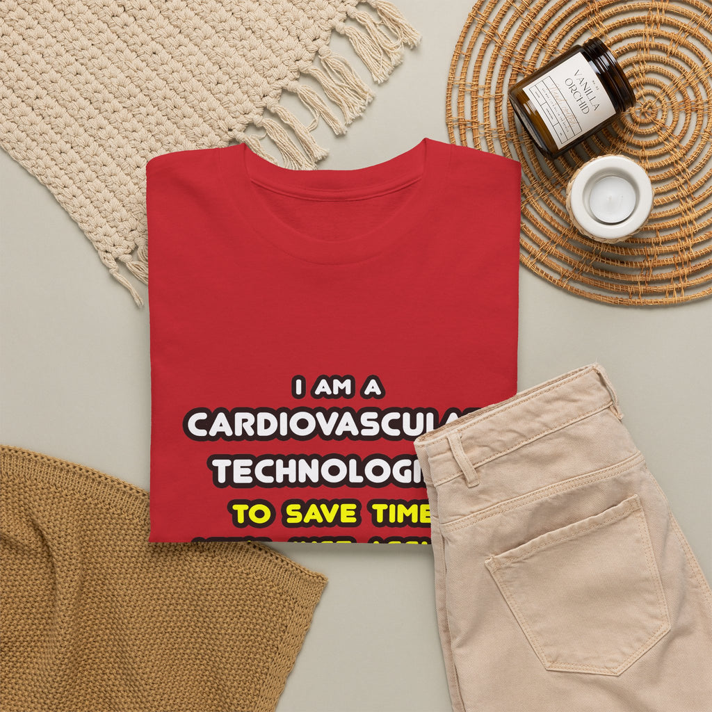 Funny Cardiovascular Technologist T Shirts - Unisex Heavy Cotton Tee
