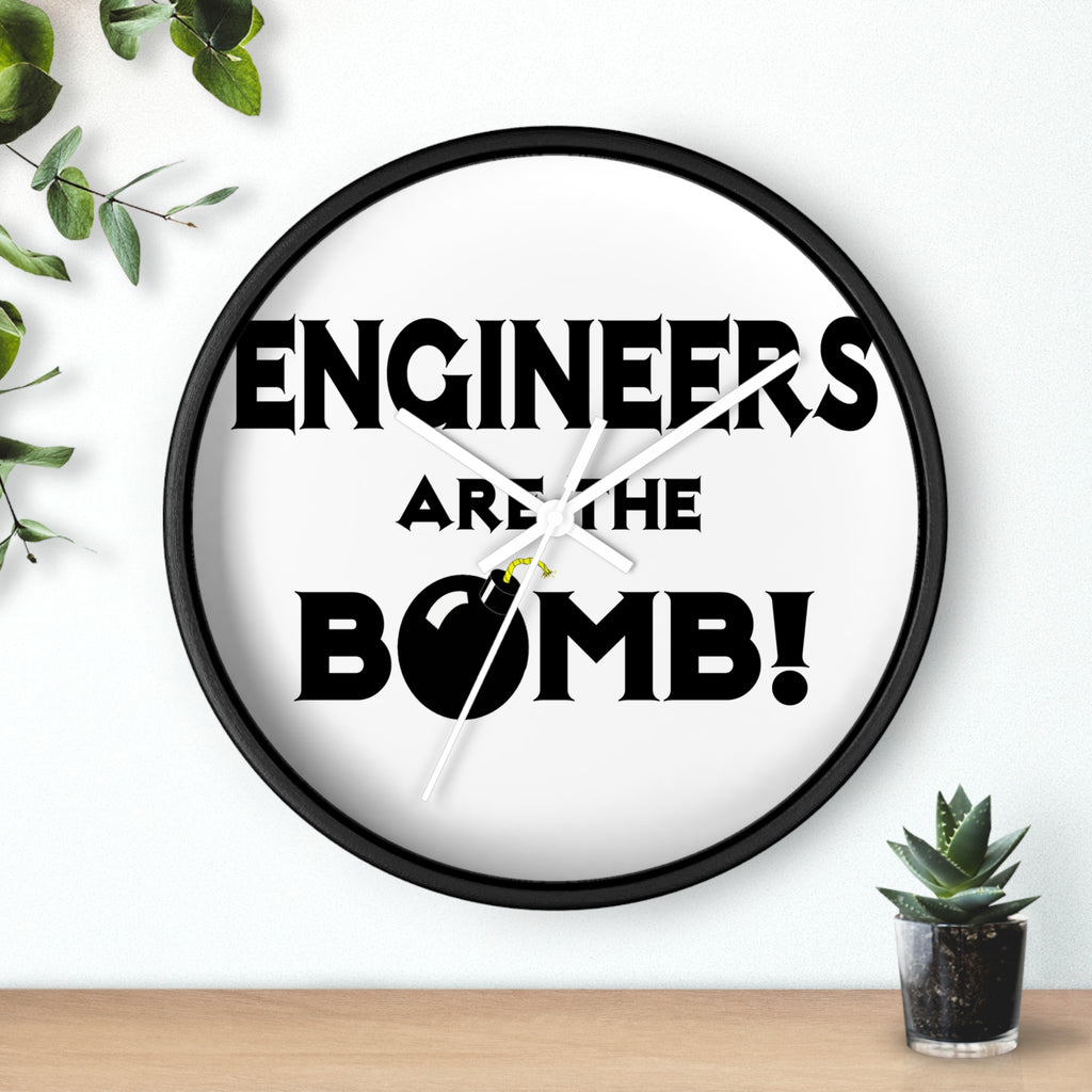 Engineers Are The Bomb! (2) - Wall Clock