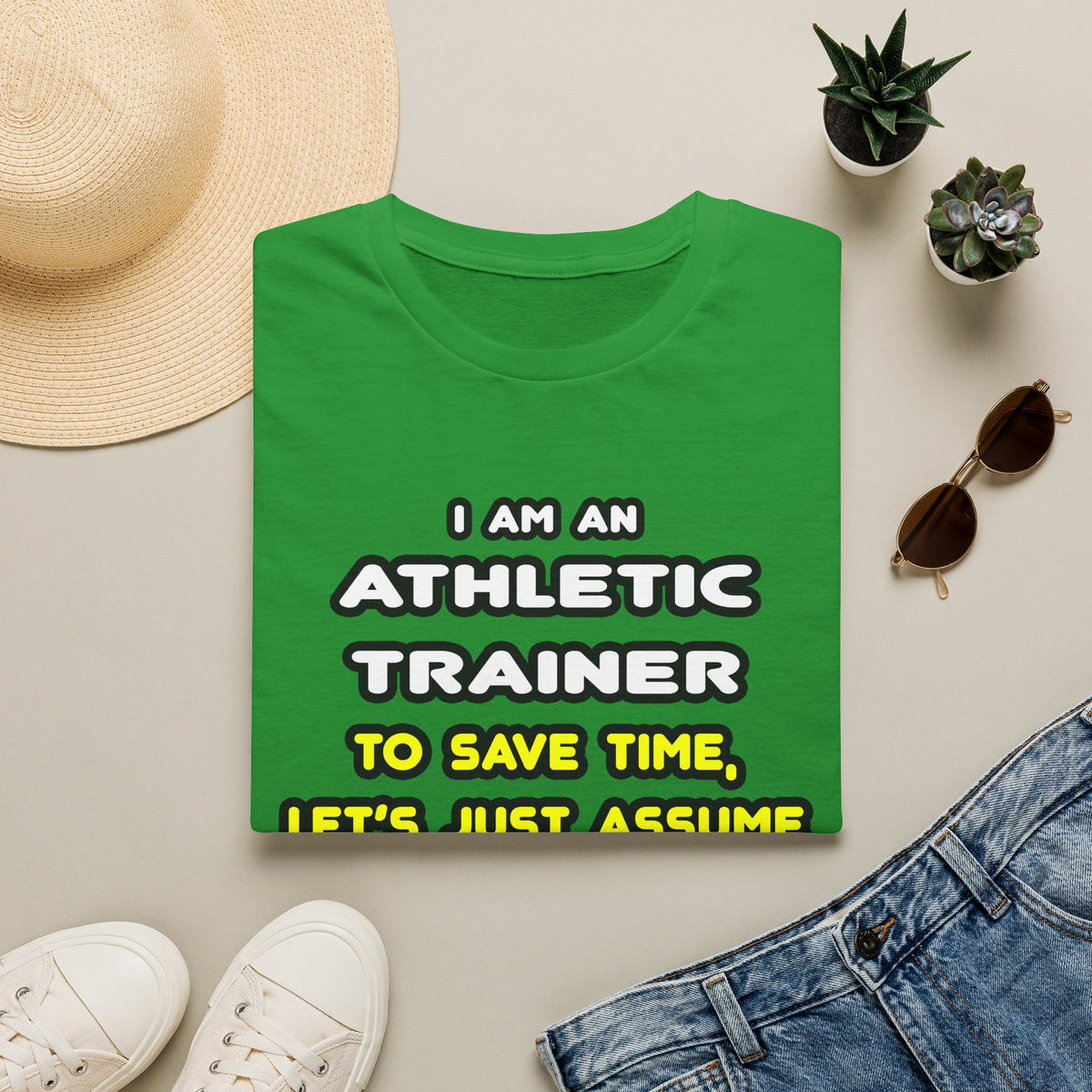 Funny Athletic Trainer T Shirts - Unisex Softstyle T-Shirt