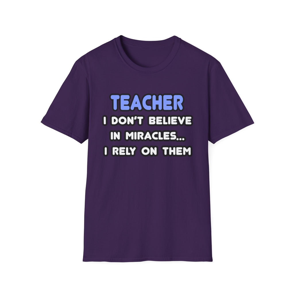 Miracles and Teachers - Unisex Softstyle T-Shirt