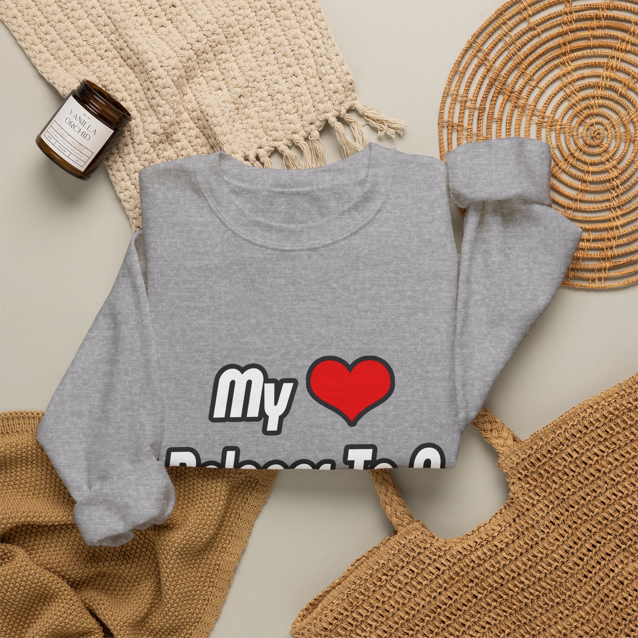 My Heart Belongs To A Teacher - Unisex Heavy Blend™ Crewneck Sweatshirt