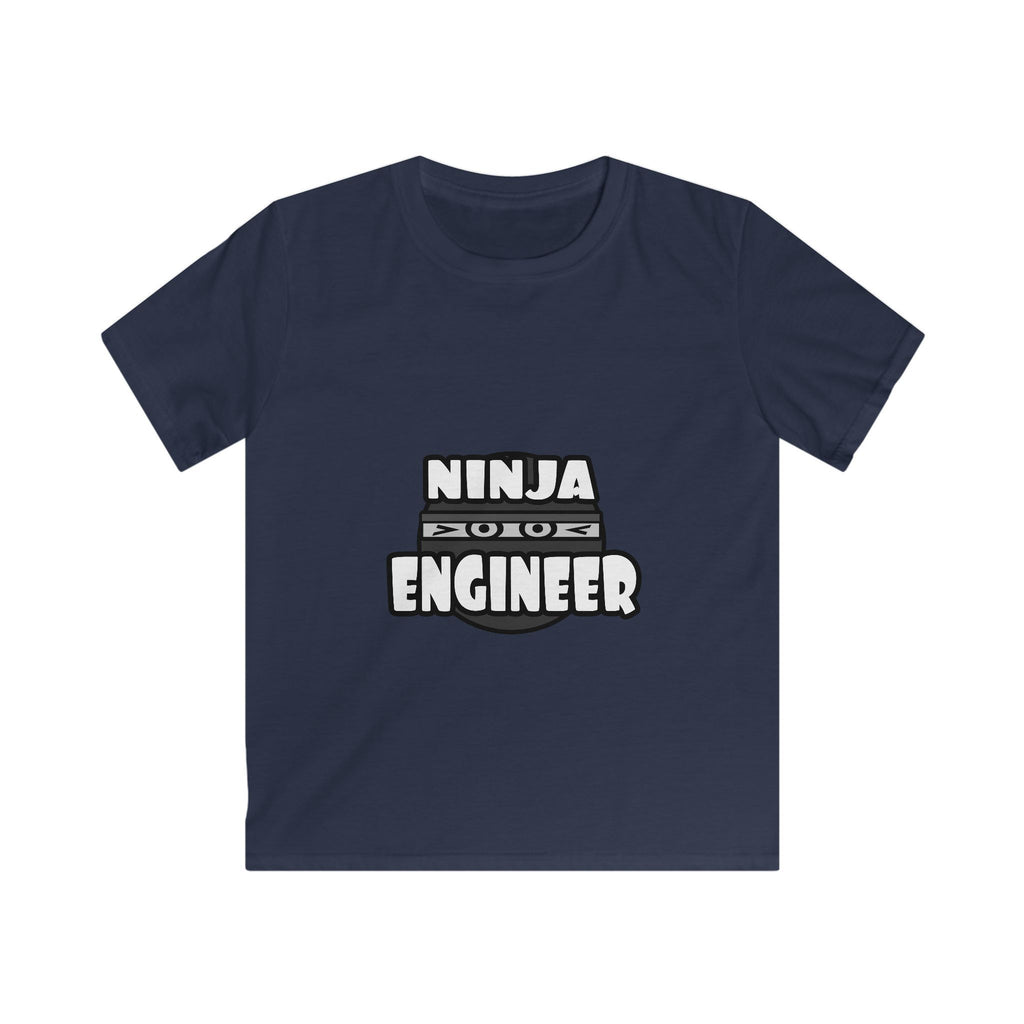 Ninja Engineer (2) - Kids Softstyle Tee