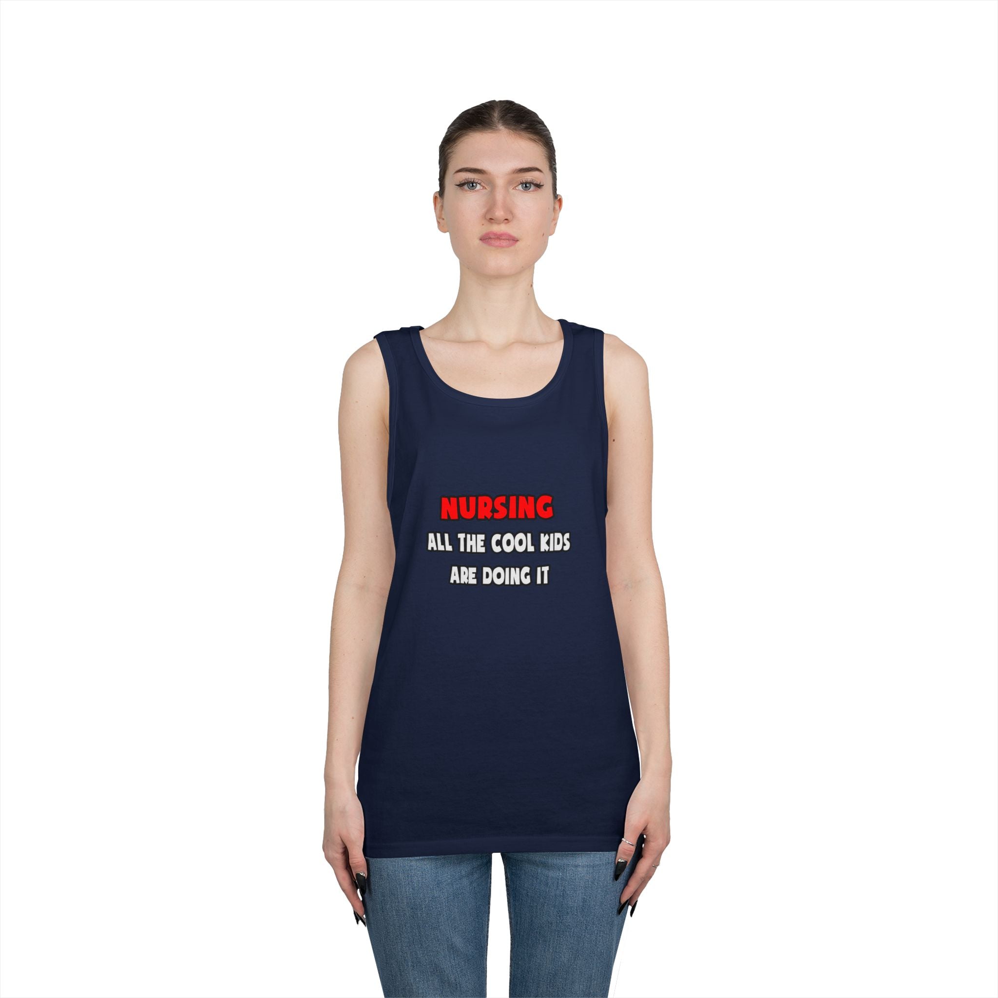Funny Nurse Shirts and Gifts - Unisex Heavy Cotton Tank Top
