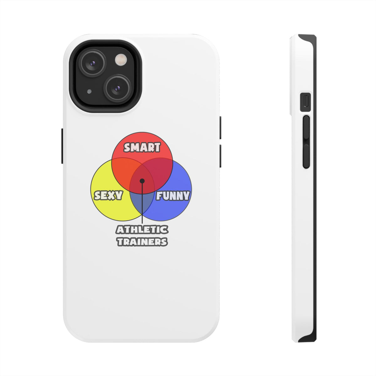 Venn Diagram .. Athletic Trainers - Tough Phone Cases