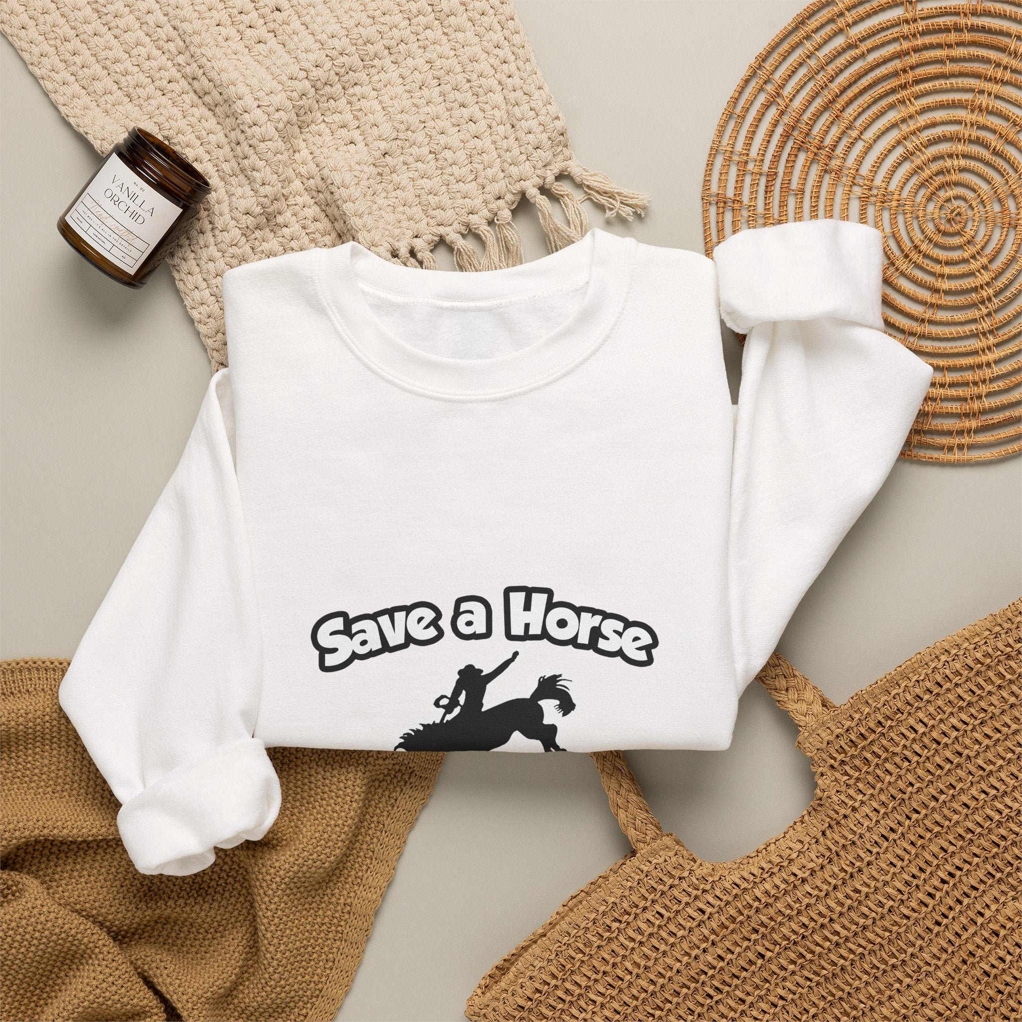 Save a Horse .. Ride an Engineer - Unisex Heavy Blend™ Crewneck Sweatshirt