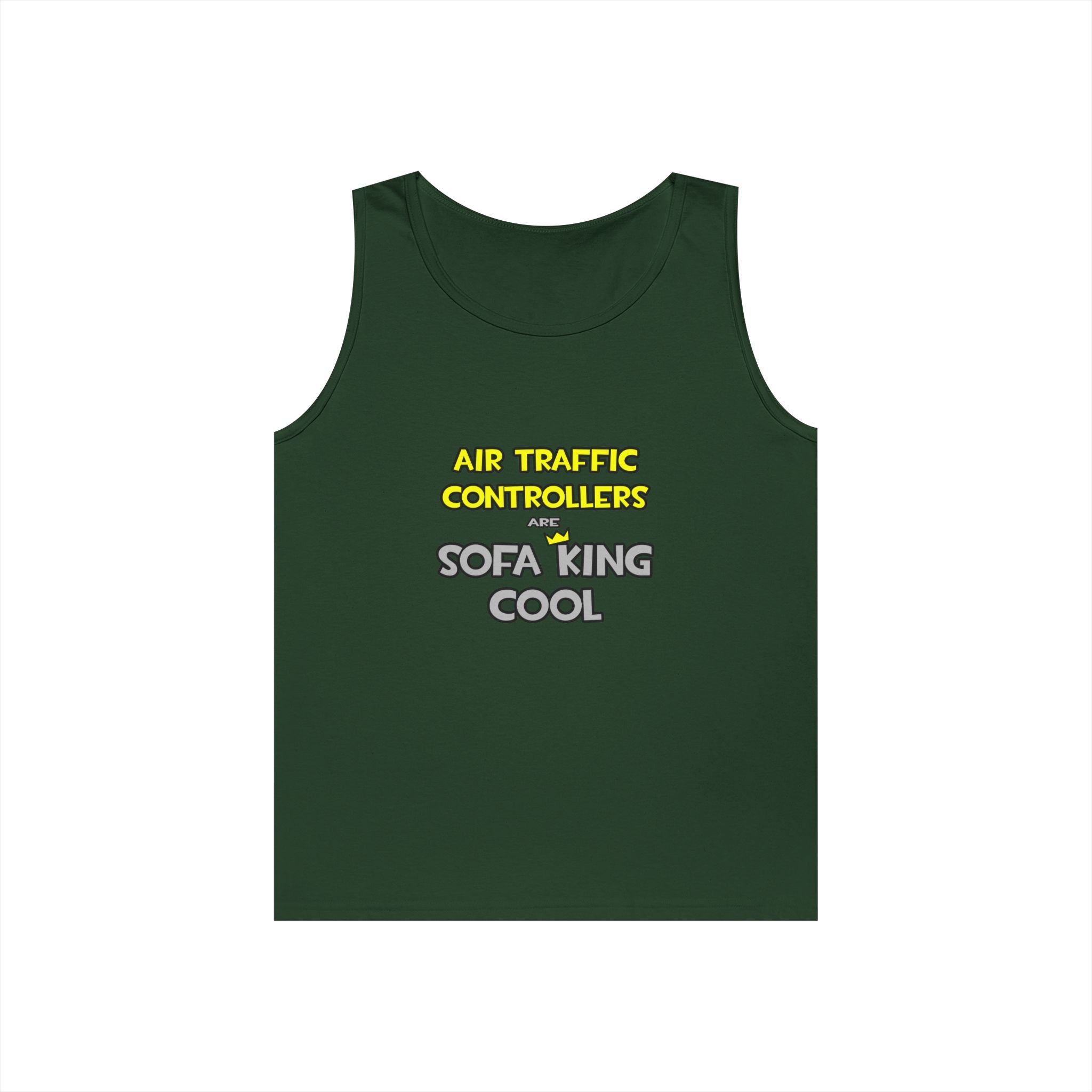 Air Traffic Controllers Are Sofa King Cool - Unisex Heavy Cotton Tank Top